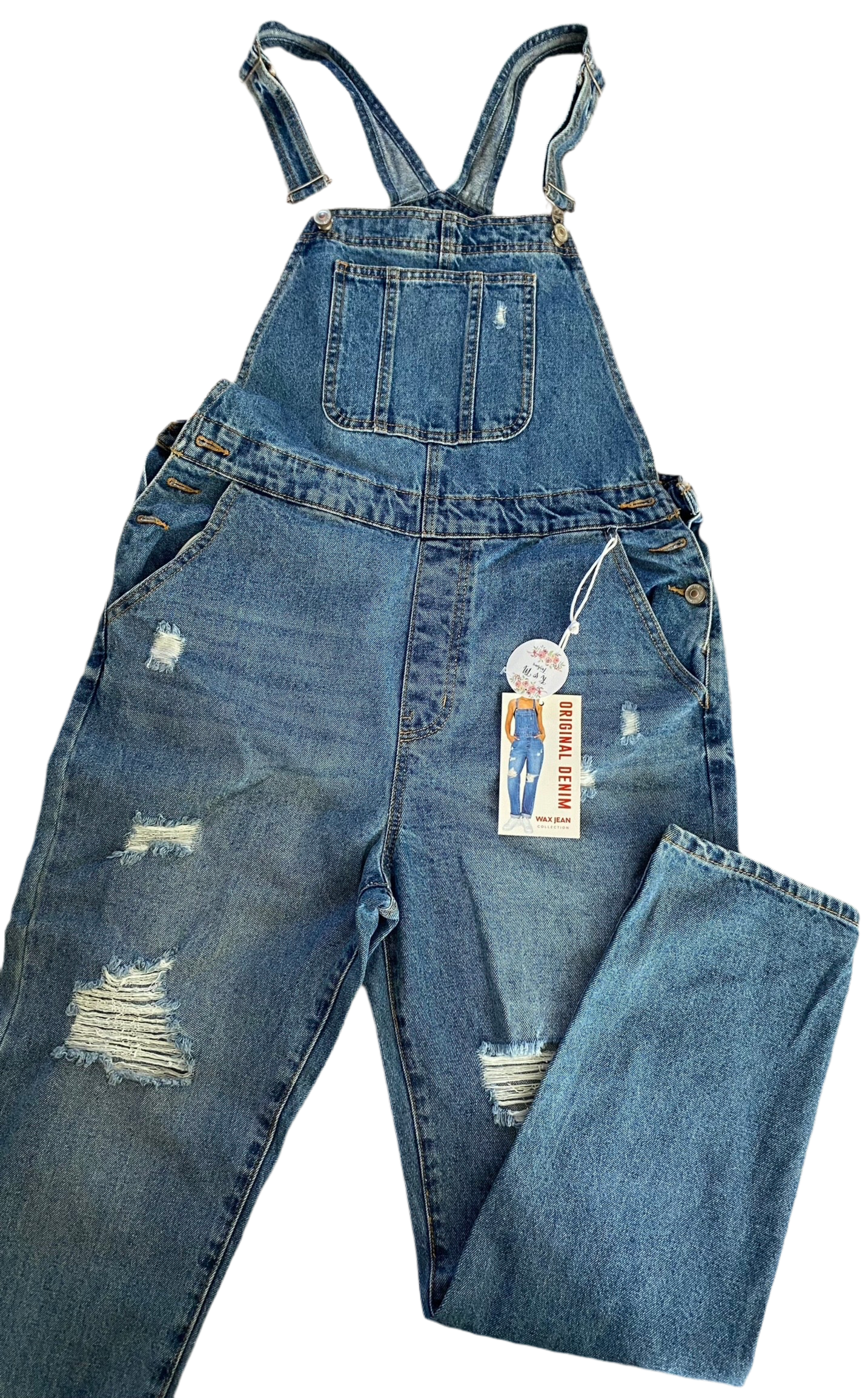 DISTRESSED OVERALL