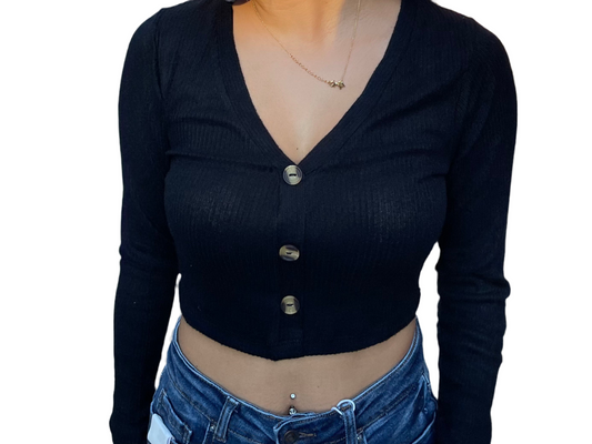V-NECK BLOUSE